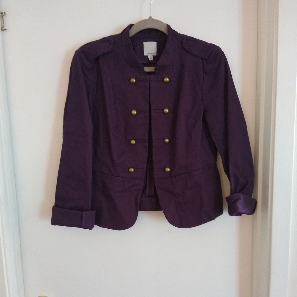 Canvas military-style jacket